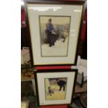 Pair of Lawson Wood prints - Policeman