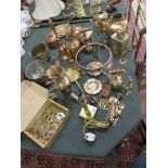 Collection of brass & copper