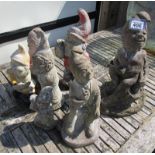 Collection of garden Gnomes