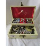 Box of costume jewellery