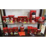 Large collection of 'Official Beano Product' Dennis the Menace figures and ephemera