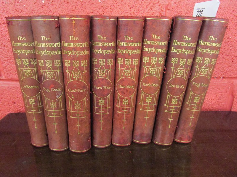 8 Harmsworth Encyclopaedias