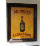 Framed Murphy's advertising picture