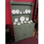 Painted green dresser