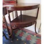 Mahogany 2 tier corner washstand