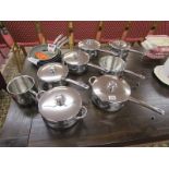 Stellar 1000 11 piece saucepan set