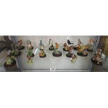 Collection of bird figures - Mostly Country Artist to include Beswick Goldfinches