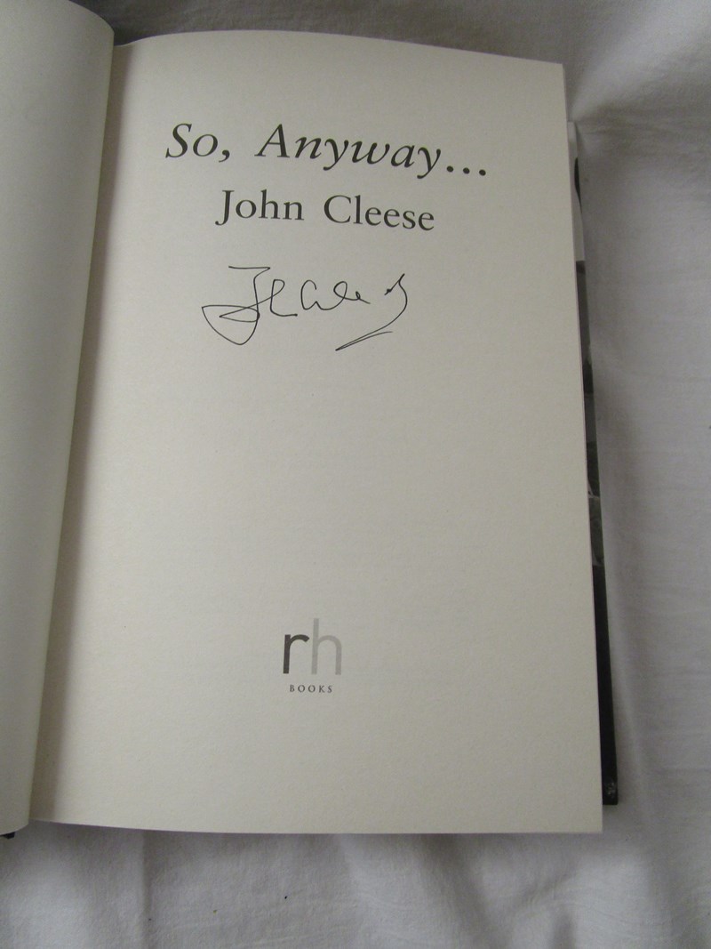 Signed John Cleese book