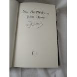 Signed John Cleese book