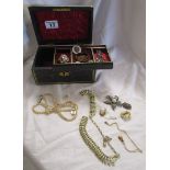 Jewellery box to include gold & silver