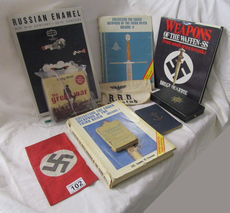 Collection of Third Reich weapons books etc