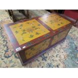 Painted blanket box