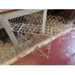 Metal wirework plant stand