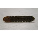 Victorian gold fronted bar brooch