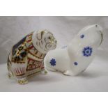 2 Royal Crown Derby paperweights