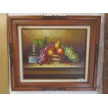 Oil painting - Still life signed Buddy