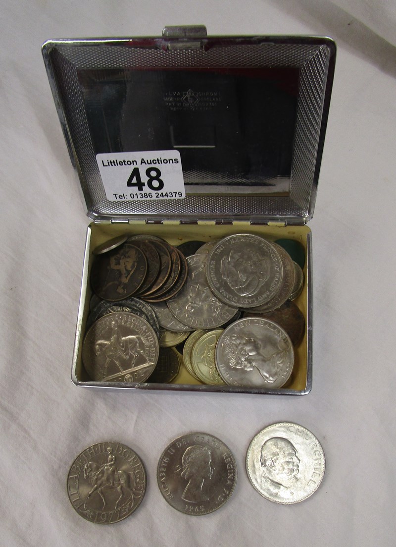 Collection of coins to include 2002 £5 commemorative