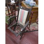 Edwardian folding chair A/F