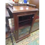 Early 20th century mahogany display cabinet