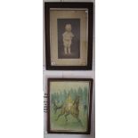 2 framed prints