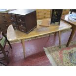 Ercol blond elm dining table