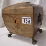 Small Regency tea caddy