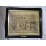 Early monochrome watercolour - The Country Club by Samuel Parsons Gover