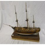 Model galleon