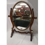 Antique toilet mirror