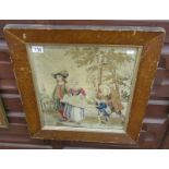 Early framed tapestry