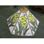 Bespoke stained glass light shade