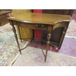 Quality mahogany hall table with lower tier