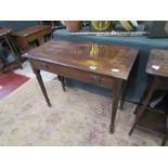 Small mahogany side table