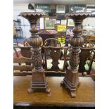 Pair of candle holders