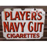 Enamel sign - Players Navy Cut cigarettes - Double sided (61cm x 46cm)