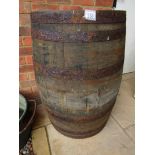 Large oak cask