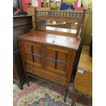 Arts & Crafts mirror back cabinet