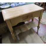 Victorian pine washstand