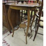 Small oak 2 tier occasional table