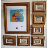 Collection of Winnie the Pooh prints