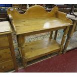 Victorian pine washstand