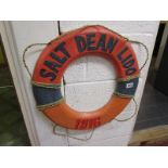 Reproduction life buoy - Salt Dean Lido