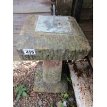 Stone sundial A/F