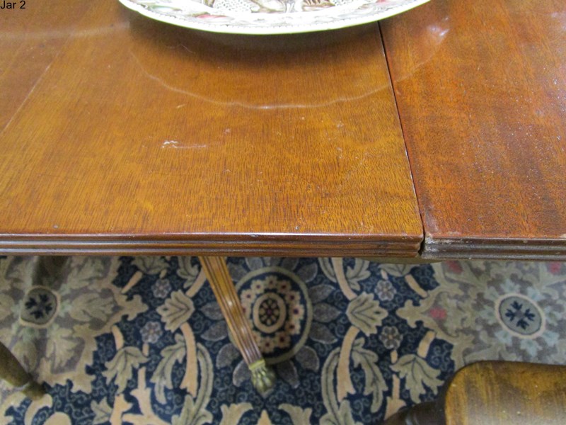 Mahogany twin pedestal dining table - Image 6 of 7