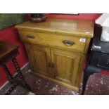 Pine cupboard with drawer