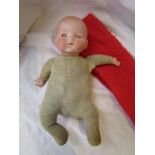 German bisque headed doll - Imprinted German to back of head