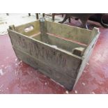 Original wooden growers box marked Harty Ltd