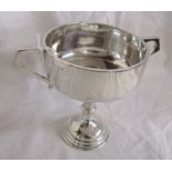 Large silver hallmarked trophy - Approx 408g