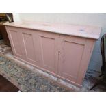 Painted pine counter