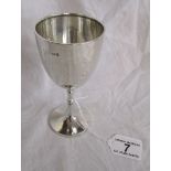 Hallmarked silver cup - Approx 109g
